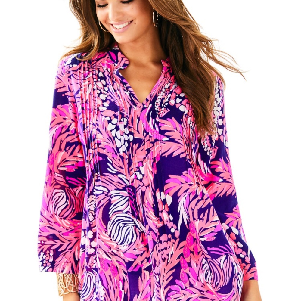 Lilly Pulitzer Sarasota tunic-It s a Jungle in Her